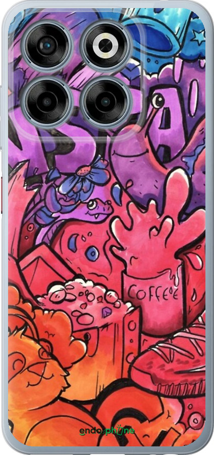 Силиконовый чехол № 5391 для ZTE Nubia V70 - 5391u-4083 изображение 