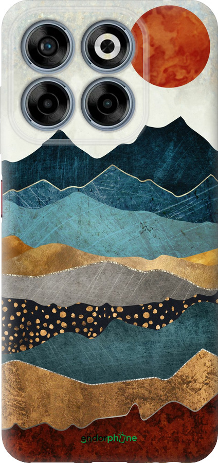 Силиконовый чехол Закат горы для ZTE Nubia V70 - 5434u-4083 изображение 