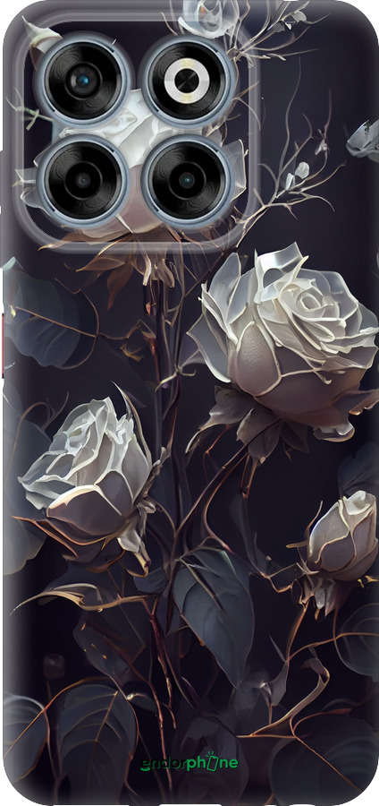 Силіконовий чехол Троянди 2 для ZTE Nubia V70 - 5550u-4083 изображение 