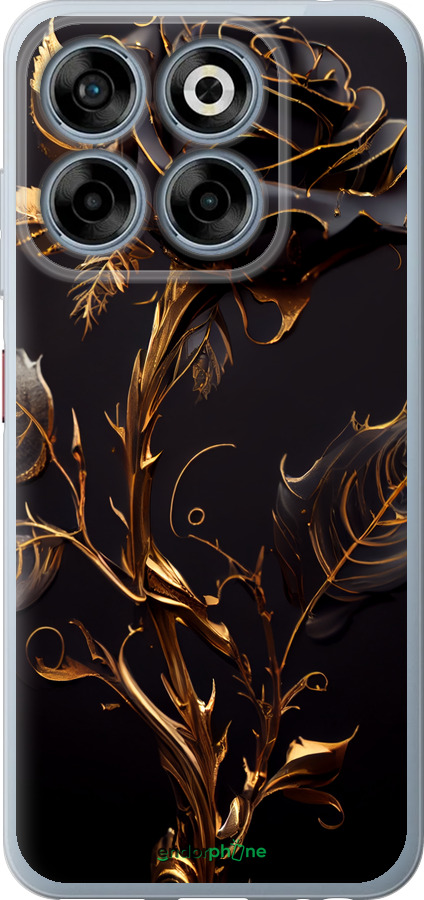 Силіконовий чехол Троянда 3 для ZTE Nubia V70 - 5552u-4083 изображение 