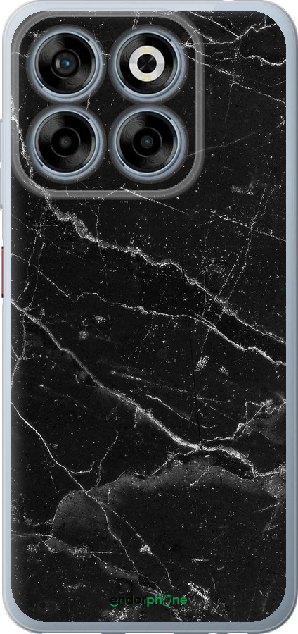 Силіконовий чехол Чорний мармур v2 для ZTE Nubia V70 - 5568u-4083 изображение 