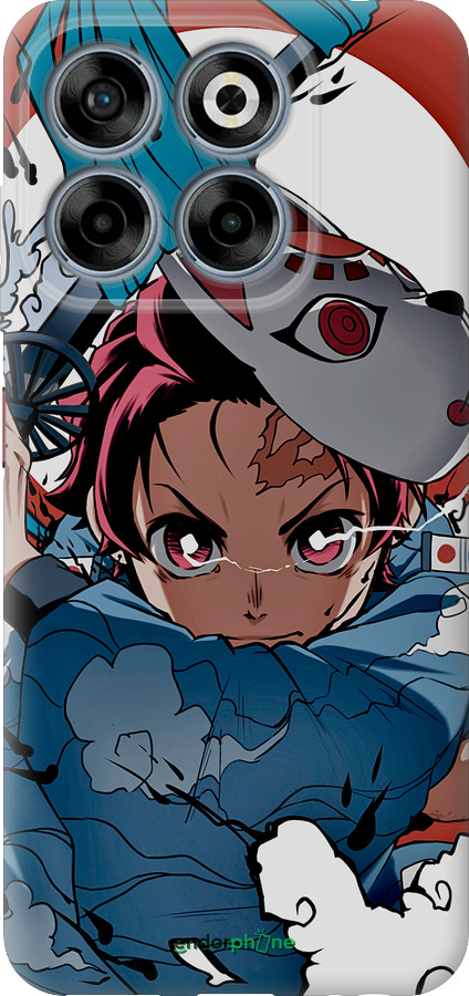 Силиконовый чехол Танджиро Камадо для ZTE Nubia V70 - 5574u-4083 изображение 