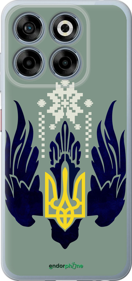 Силиконовый чехол Тризуб с крыльями для ZTE Nubia V70 - 5640u-4083 изображение 