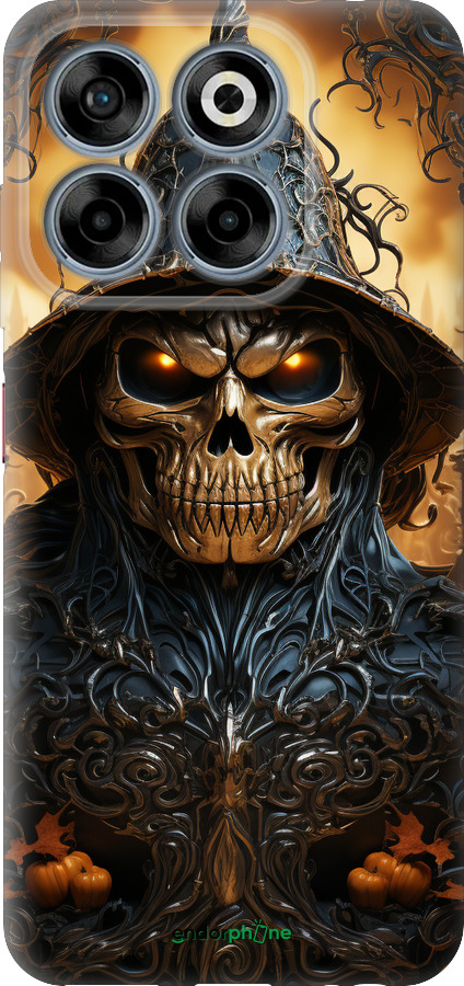 Силіконовий чехол Череп 2 для ZTE Nubia V70 - 5652u-4083 изображение 