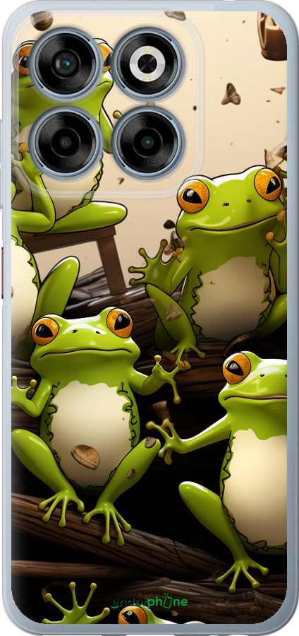 Силіконовий чехол Жабки для ZTE Nubia V70 - 5656u-4083 изображение 