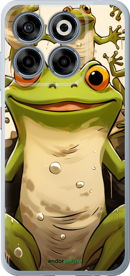 Силиконовый чехол Веселая жаба для ZTE Nubia V70 - 5658u-4083 изображение 