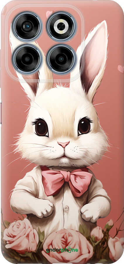 Силиконовый чехол Зайчик для ZTE Nubia V70 - 5669u-4083 изображение 