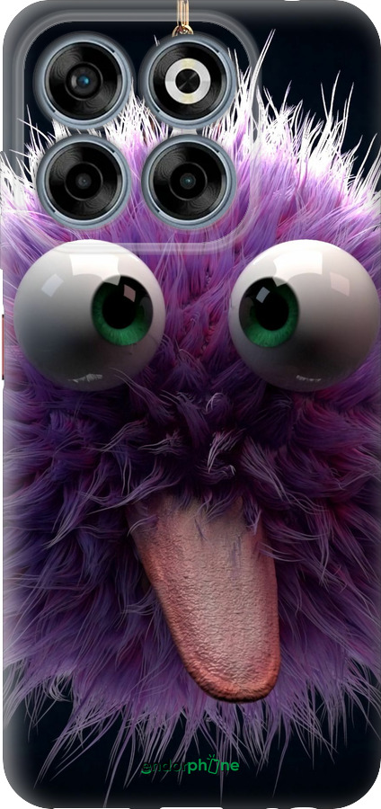 Силиконовый чехол Пушистик для ZTE Nubia V70 - 6017u-4083 изображение 