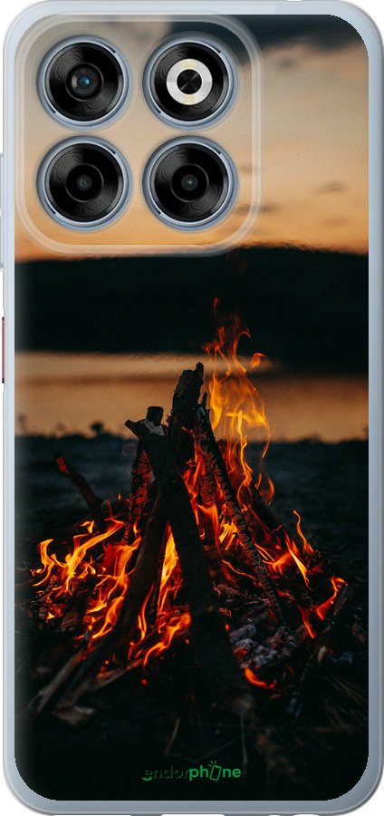 Силіконовий чехол Вогонь для ZTE Nubia V70 - 6021u-4083 изображение 