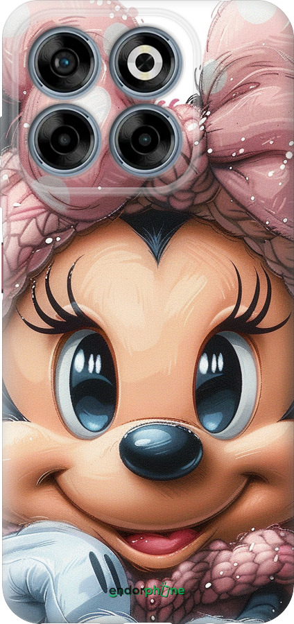 Силіконовий чехол Мінні Маус з бантиком для ZTE Nubia V70 - 6055u-4083 изображение 