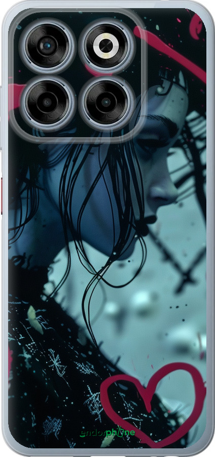 Силіконовий чехол XO Love v2 для ZTE Nubia V70 - 6057u-4083 изображение 