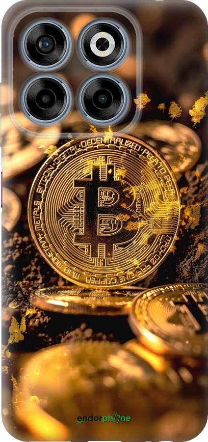 Силіконовий чехол Золота лихоманка біткойна для ZTE Nubia V70 - 6089u-4083 изображение 