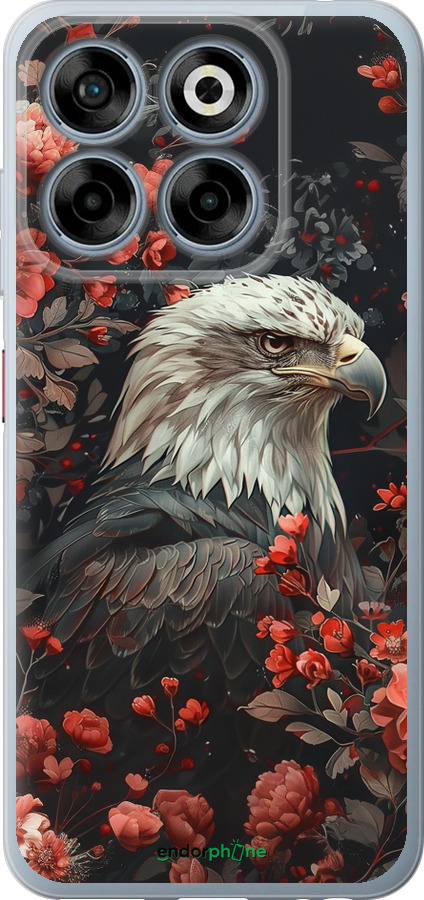 Силіконовий чехол Квітковий вартовий для ZTE Nubia V70 - 6102u-4083 изображение 