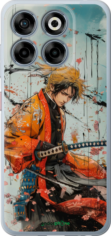 Силиконовый чехол Agatsuma Zenitsu: Убийца демонов для ZTE Nubia V70 - 6118u-4083 изображение 