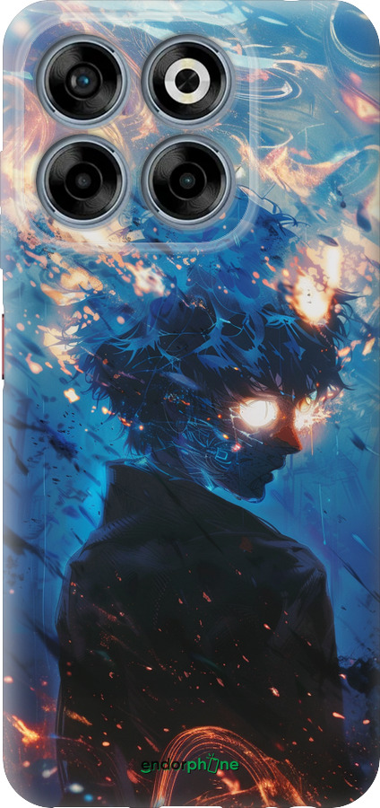 Силиконовый чехол Сатору Годжо для ZTE Nubia V70 - 6129u-4083 изображение 