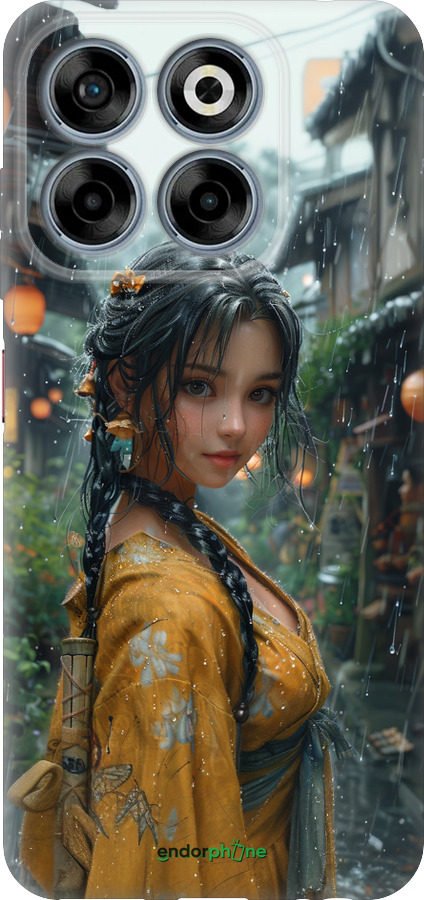 Силіконовий чехол Anime-girl для ZTE Nubia V70 - 6133u-4083 изображение 