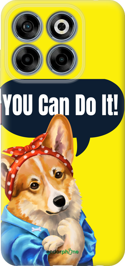 Силиконовый чехол чехол с корги You Can Do It для ZTE Nubia V70 - 6184u-4083 изображение 