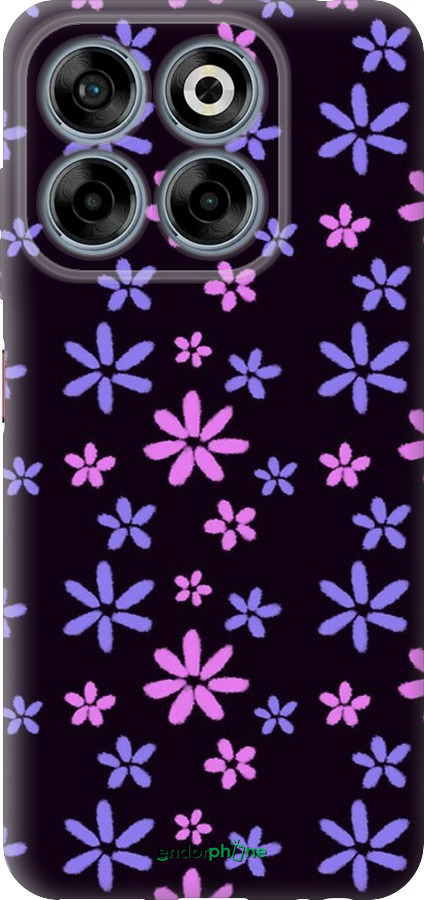 Силиконовый чехол с  цветами для ZTE Nubia V70 - 6258u-4083 изображение 