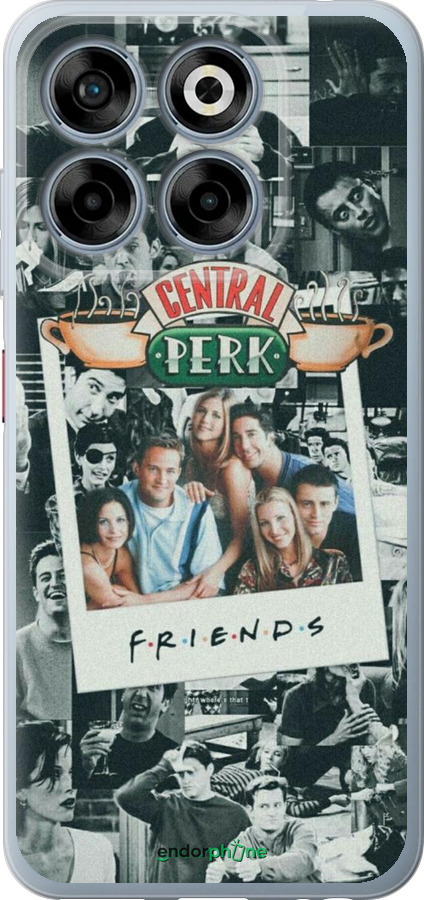 Силиконовый чехол Друзья для ZTE Nubia V70 - 6276u-4083 изображение 