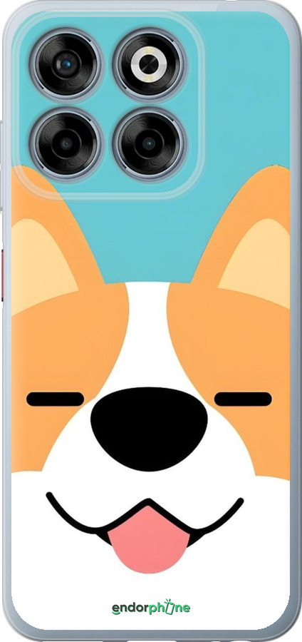 Силіконовий чехол Корги для ZTE Nubia V70 - 6280u-4083 изображение 