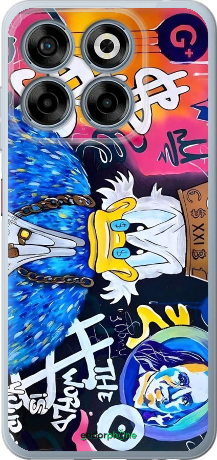 Силиконовый чехол Скрудж 2 для ZTE Nubia V70 - 6285u-4083 изображение 