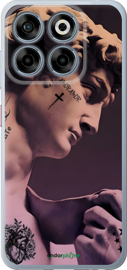 Силіконовий чехол Давид для ZTE Nubia V70 - 6302u-4083 изображение 