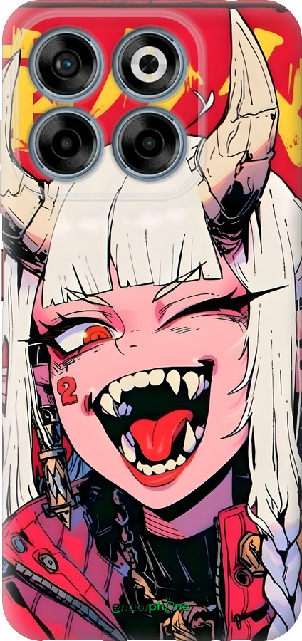 Силиконовый чехол Аниме демон для ZTE Nubia V70 - 6308u-4083 изображение 