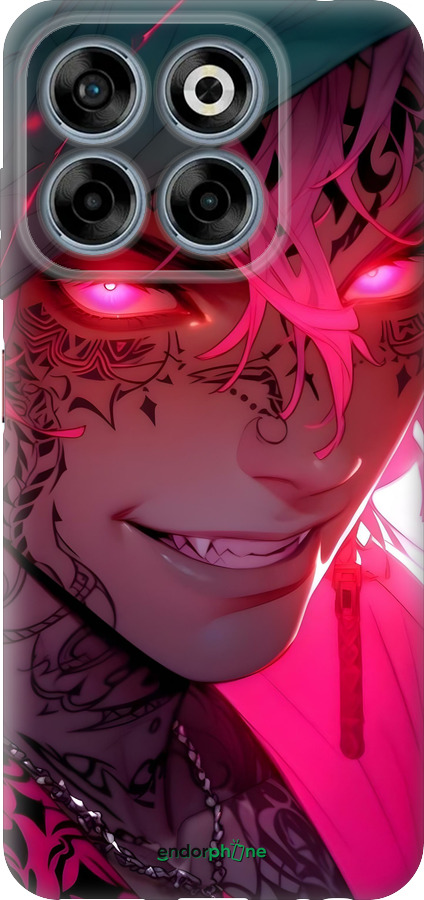 Силиконовый чехол Аниме демон 3 для ZTE Nubia V70 - 6313u-4083 изображение 