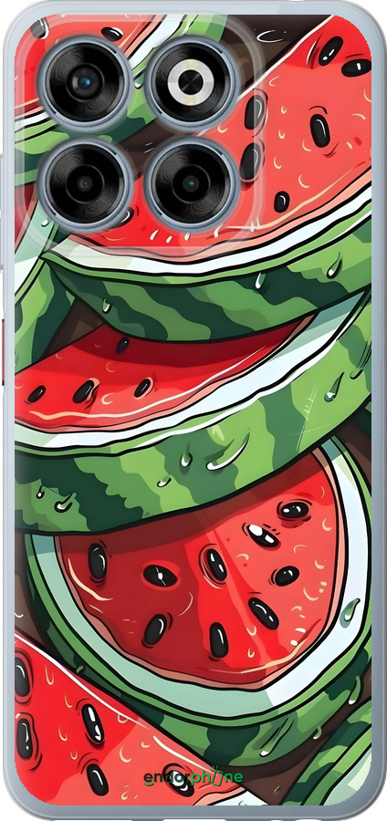 Силіконовий чехол Кавун для ZTE Nubia V70 - 6315u-4083 изображение 