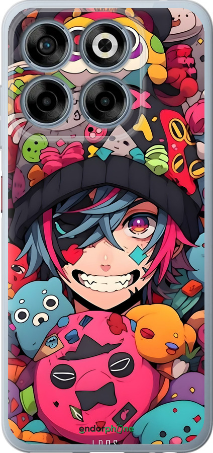 Силиконовый чехол Аниме парень для ZTE Nubia V70 - 6317u-4083 изображение 