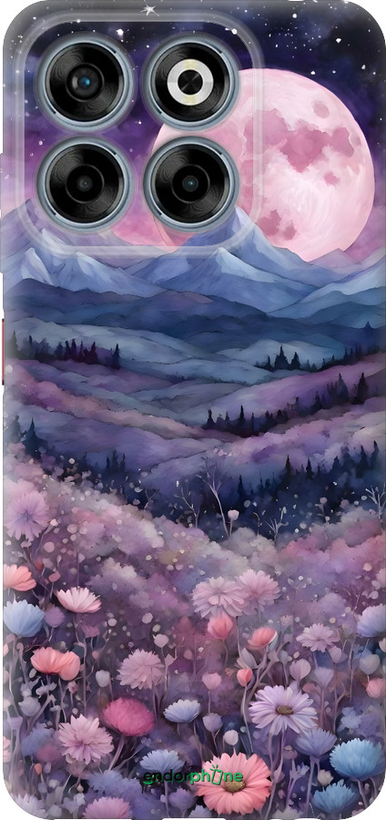 Силиконовый чехол Ночь луна арт для ZTE Nubia V70 - 6319u-4083 изображение 