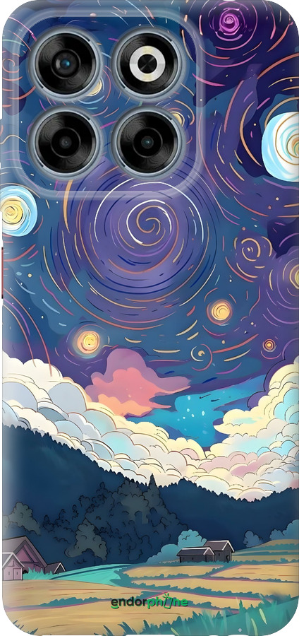 Силіконовий чехол Креативний арт для ZTE Nubia V70 - 6322u-4083 изображение 