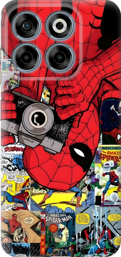 Силиконовый чехол Человек паук 2 для ZTE Nubia V70 - 6333u-4083 изображение 