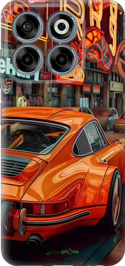 Силиконовый чехол Порше для ZTE Nubia V70 - 6334u-4083 изображение 