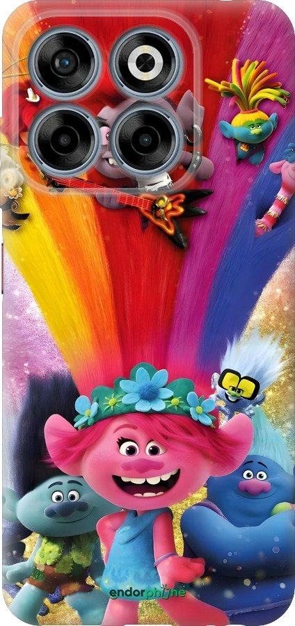 Силіконовий чехол Тролі для ZTE Nubia V70 - 6343u-4083 изображение 