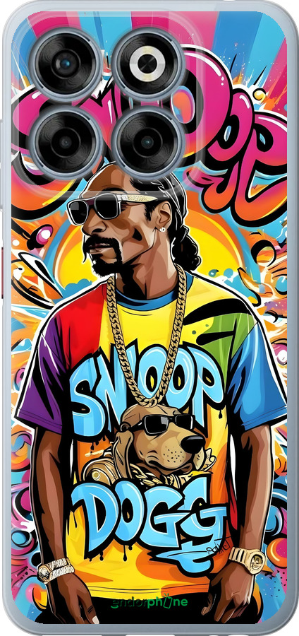 Силиконовый чехол Снуп дог для ZTE Nubia V70 - 6348u-4083 изображение 