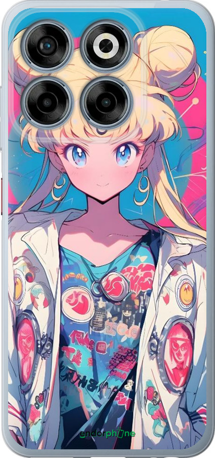 Силиконовый чехол Сейлор Мун 2 для ZTE Nubia V70 - 6351u-4083 изображение 