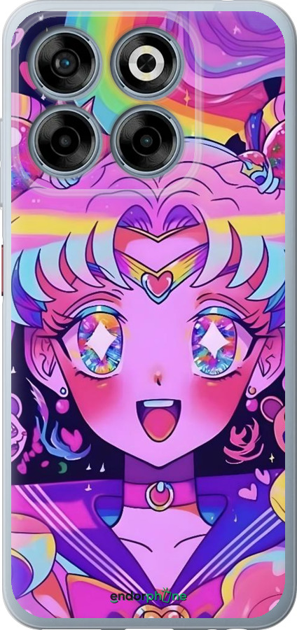 Силиконовый чехол Сейлор Мун 3 для ZTE Nubia V70 - 6352u-4083 изображение 