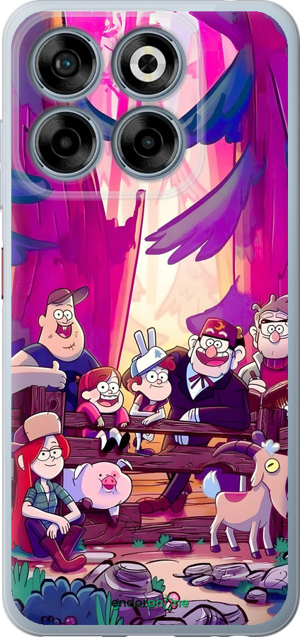 Силіконовий чехол Гравити Фолз для ZTE Nubia V70 - 6365u-4083 изображение 