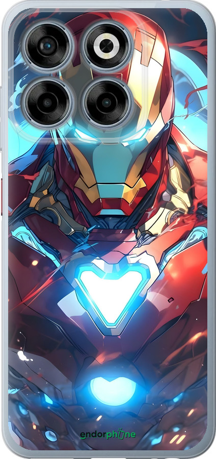 Силиконовый чехол Железный человек для ZTE Nubia V70 - 6372u-4083 изображение 