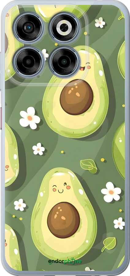 Силіконовий чехол Авокадо для ZTE Nubia V70 - 6380u-4083 изображение 
