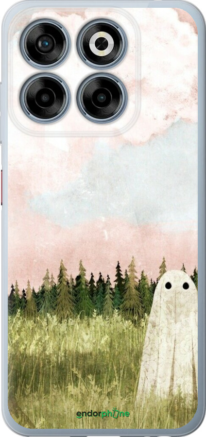 Силиконовый чехол Привидение для ZTE Nubia V70 - 6401u-4083 изображение 