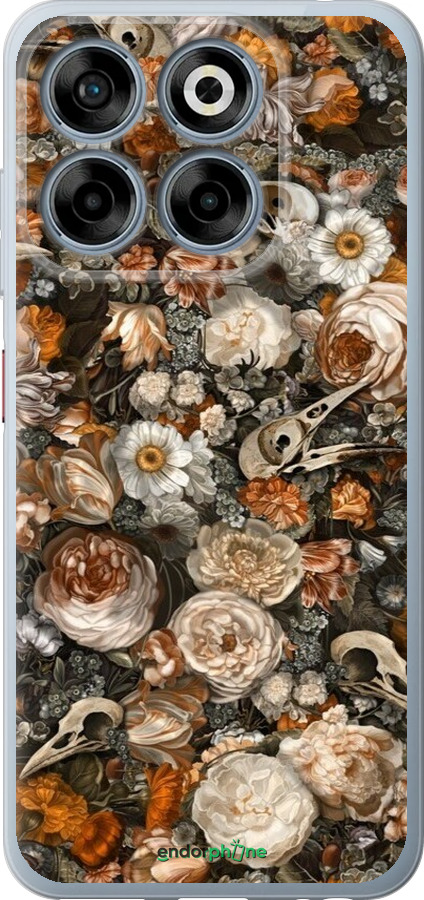 Силіконовий чехол У стилі бароко-похмурий для ZTE Nubia V70 - 6404u-4083 изображение 