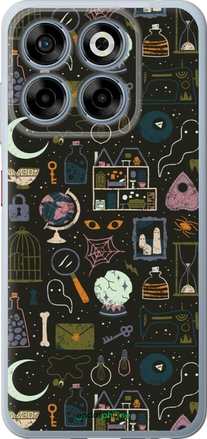 Силіконовий чехол Чаклунський принт для ZTE Nubia V70 - 6425u-4083 изображение 