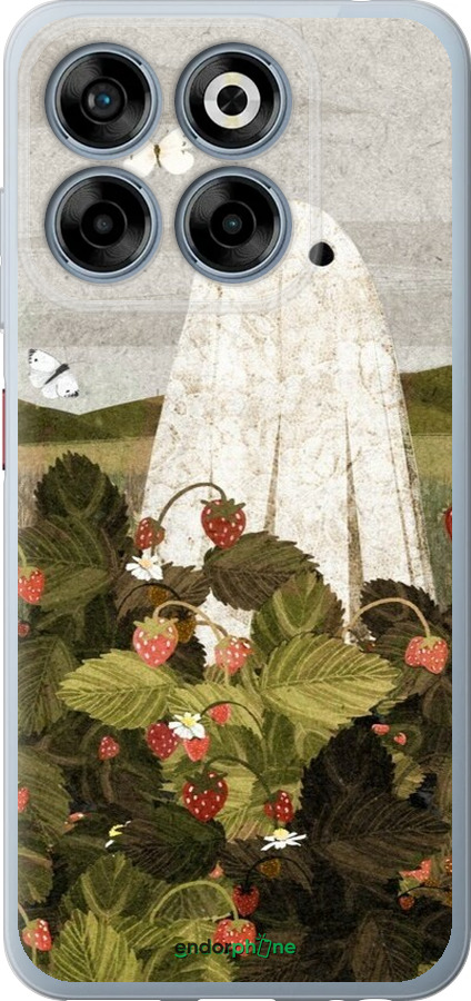 Силіконовий чехол Полуничні поля та привиди для ZTE Nubia V70 - 6426u-4083 изображение 