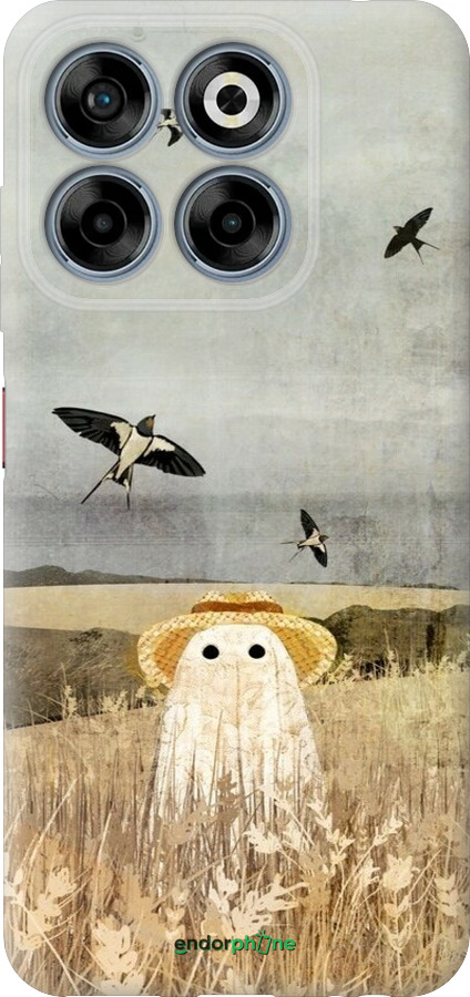 Силіконовий чехол Привид у полі для ZTE Nubia V70 - 6427u-4083 изображение 