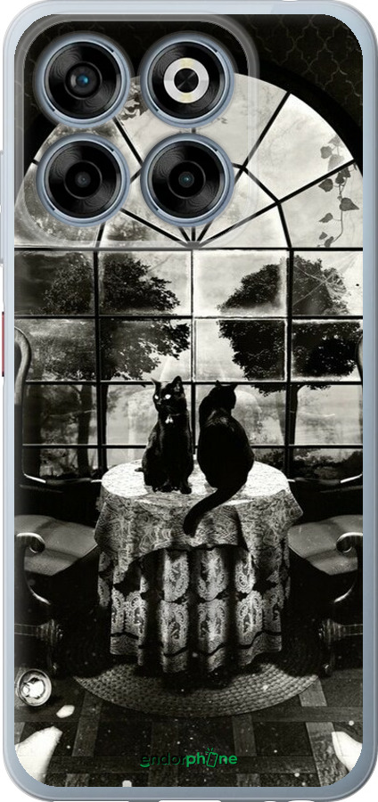 Силіконовий чехол Череп та коти для ZTE Nubia V70 - 6432u-4083 изображение 