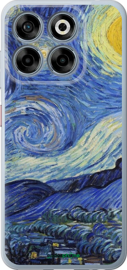 Силиконовый чехол «Звездная ночь» Винсента Ван Гога для ZTE Nubia V70 - 6433u-4083 изображение 