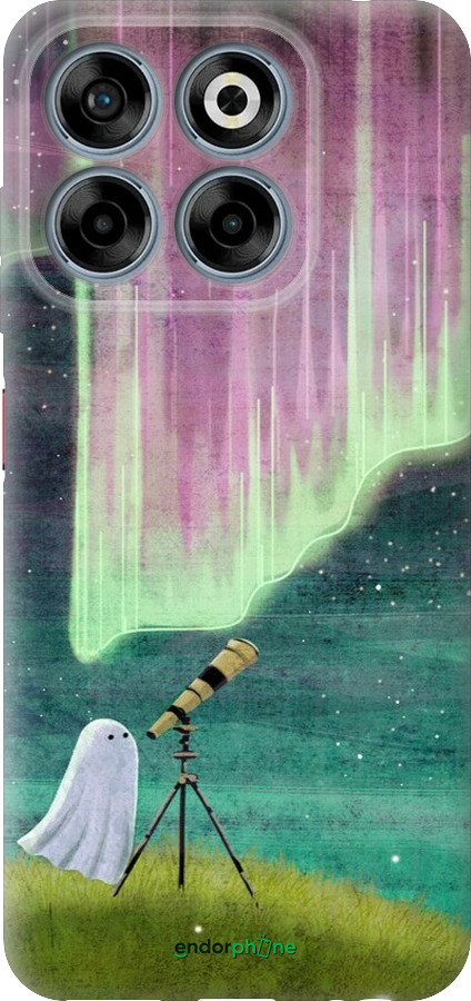 Силиконовый чехол Привидение и звезды для ZTE Nubia V70 - 6443u-4083 изображение 