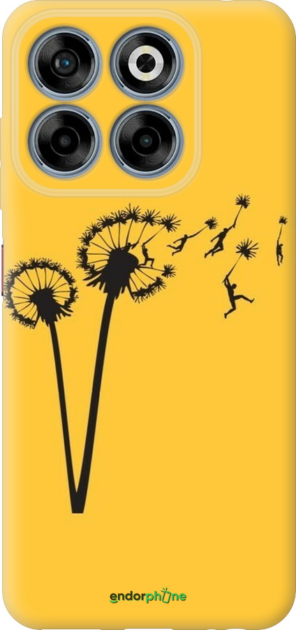 Силиконовый чехол Минимализм одуванчики для ZTE Nubia V70 - 6449u-4083 изображение 